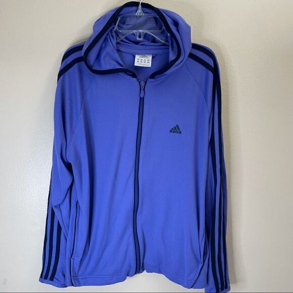 Adidas Track zip up | Hoodie| Medium|Y2K - Picture 11 of 13